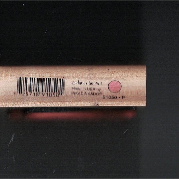 INKADINKADO USA dawn houser chic square wood block rubber stamp 91050-P - Picture 3 of 3